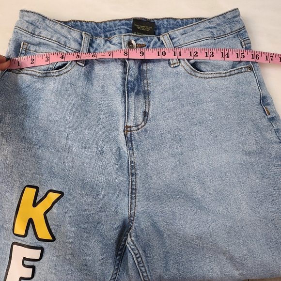 Keroppi Graphic Women's Jeans - Light Blue - Picture 5 of 9